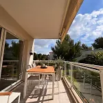 Bel En Bord De Avec Piscine Lagon Et Jardin, En Securisee Διαμέρισμα Αντίμπ
